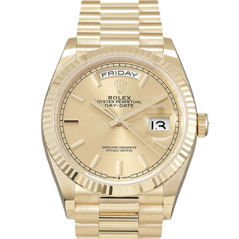 rolex day date geelgoud|rolex day date 41mm gold.